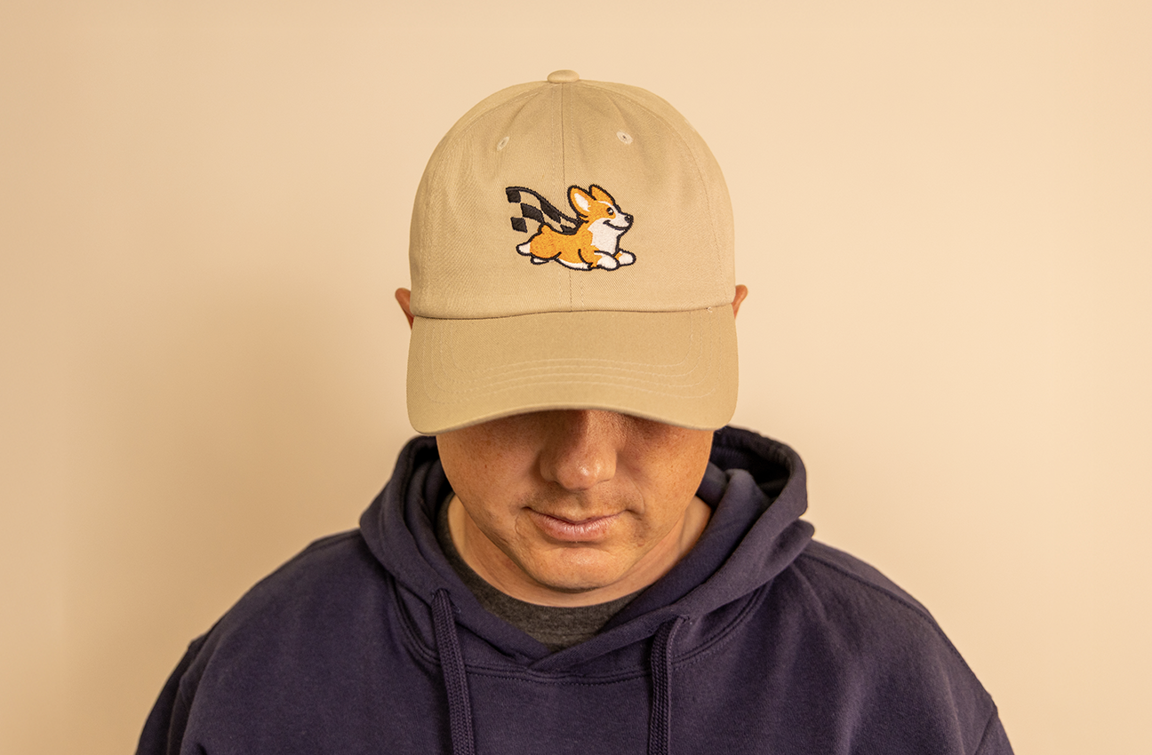 Racing Corgi Dad Hat