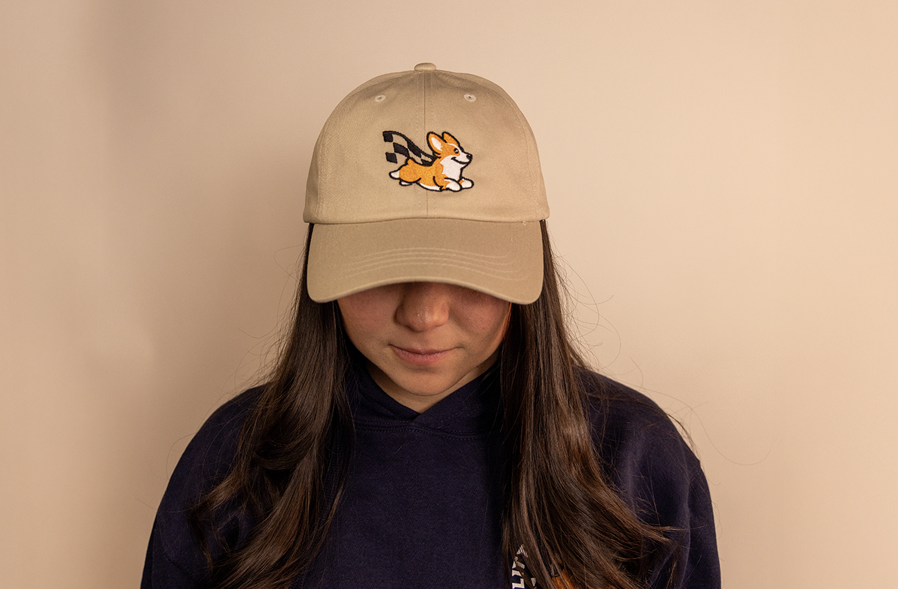 Racing Corgi Dad Hat