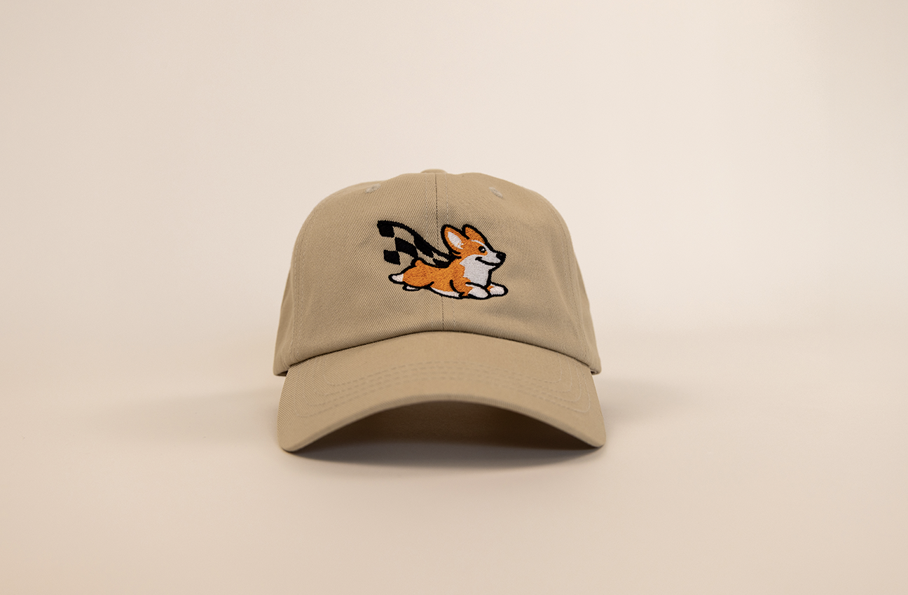 Racing Corgi Dad Hat