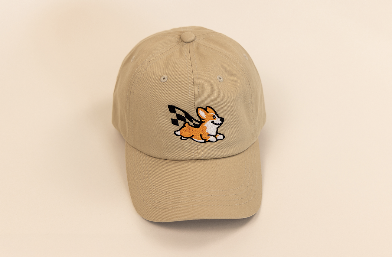 Racing Corgi Dad Hat